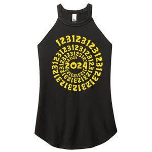 123123 New Years Eve Happy New Year 2024 Funny Women's Perfect Tri Rocker Tank