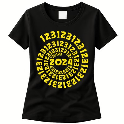 123123 New Years Eve Happy New Year 2024 Funny Womens T-Shirt