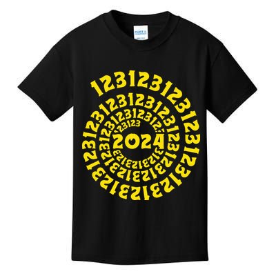 123123 New Years Eve Happy New Year 2024 Funny Kids T-Shirt