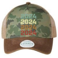 123123 New Years Eve Happy New Year 2024 Funn Legacy Tie Dye Trucker Hat