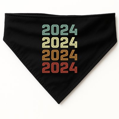 123123 New Years Eve Happy New Year 2024 Funn USA-Made Doggie Bandana