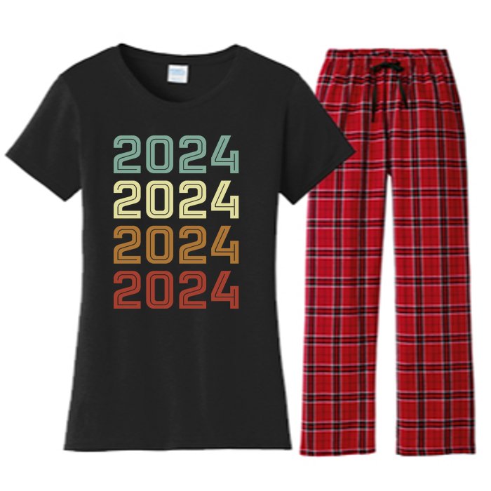 123123 New Years Eve Happy New Year 2024 Funn Women's Flannel Pajama Set