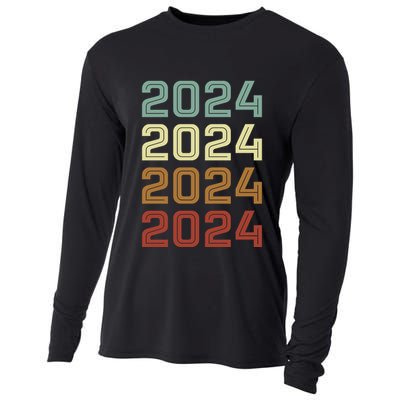 123123 New Years Eve Happy New Year 2024 Funn Cooling Performance Long Sleeve Crew