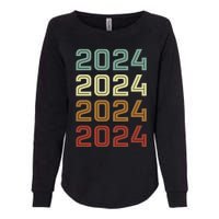 123123 New Years Eve Happy New Year 2024 Funn Womens California Wash Sweatshirt