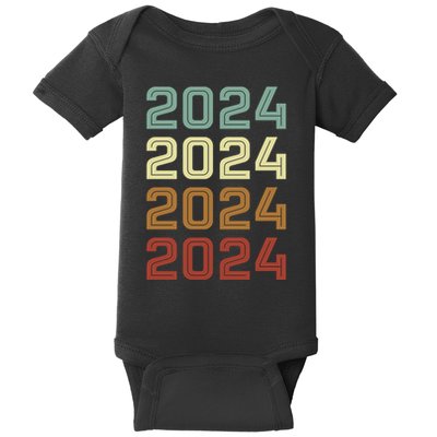 123123 New Years Eve Happy New Year 2024 Funn Baby Bodysuit