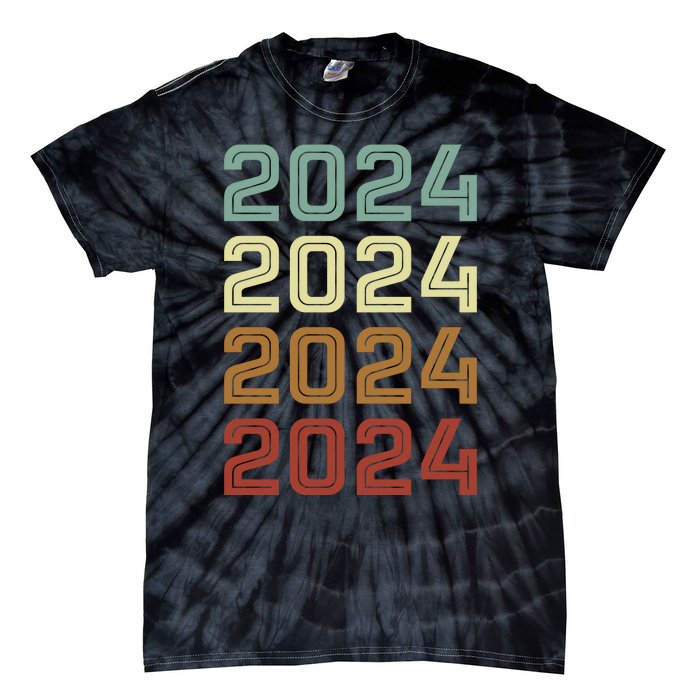 123123 New Years Eve Happy New Year 2024 Funn Tie-Dye T-Shirt