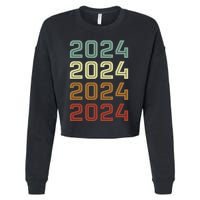 123123 New Years Eve Happy New Year 2024 Funn Cropped Pullover Crew