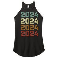 123123 New Years Eve Happy New Year 2024 Funn Women's Perfect Tri Rocker Tank