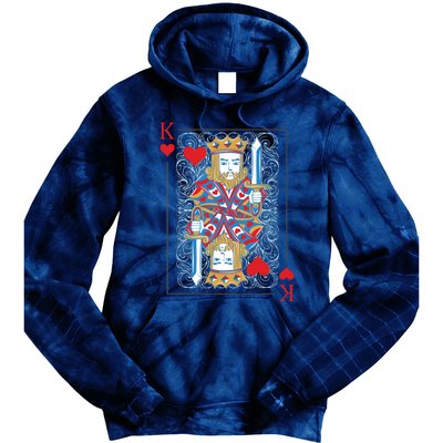 1 Of 2 King And Queen Matching Poker For Couples Tie Dye Hoodie