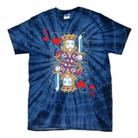 1 Of 2 King And Queen Matching Poker For Couples Tie-Dye T-Shirt