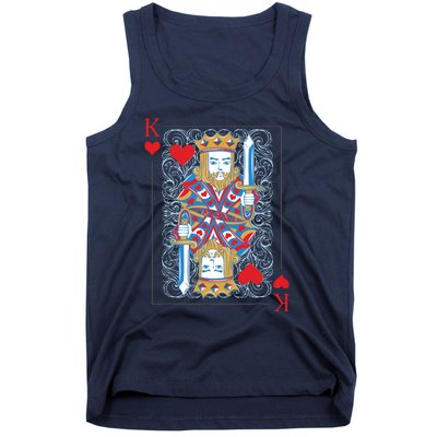 1 Of 2 King And Queen Matching Poker For Couples Tank Top