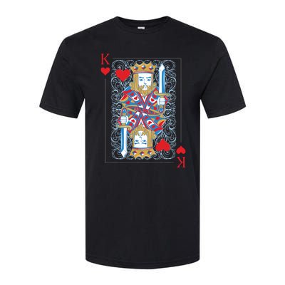 1 Of 2 King And Queen Matching Poker For Couples Softstyle CVC T-Shirt