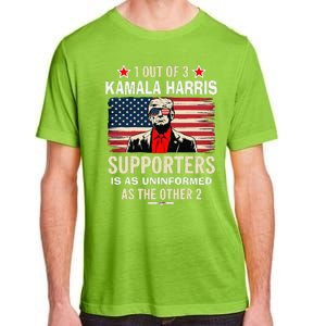 1 Of 3 Kamala Harris Supporters As Uniformed As The Other 2 Trump Adult ChromaSoft Performance T-Shirt