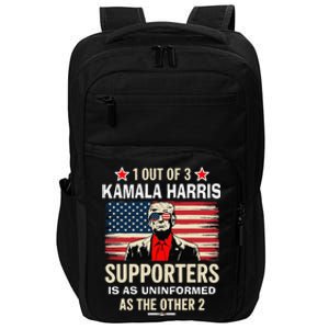 1 Of 3 Kamala Harris Supporters As Uniformed As The Other 2 Trump Impact Tech Backpack