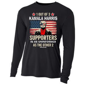 1 Of 3 Kamala Harris Supporters As Uniformed As The Other 2 Trump Cooling Performance Long Sleeve Crew