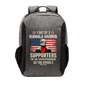 1 Of 3 Kamala Harris Supporters As Uniformed As The Other 2 Trump Vector Backpack