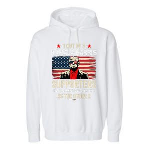 1 Of 3 Kamala Harris Supporters As Uniformed As The Other 2 Trump Garment-Dyed Fleece Hoodie