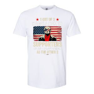 1 Of 3 Kamala Harris Supporters As Uniformed As The Other 2 Trump Softstyle CVC T-Shirt