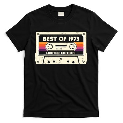 1973 Old Cassette Tape Funny 50th Birthday Vintage T-Shirt