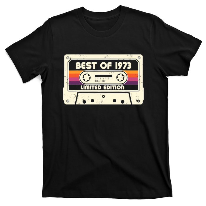 1973 Old Cassette Tape Funny 50th Birthday Vintage T-Shirt