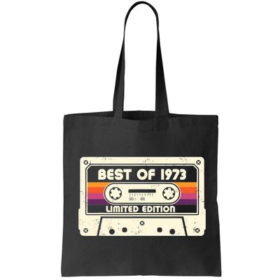 1973 Old Cassette Tape Funny 50th Birthday Vintage Bag