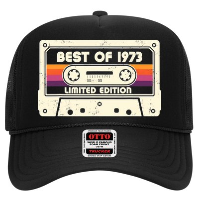 1973 Old Cassette Tape Funny 50th Birthday Vintage Trucker Hat