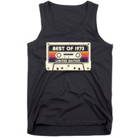 1973 Old Cassette Tape Funny 50th Birthday Vintage Tank Top