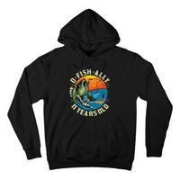 11Years Old Fishing Gift 11 yo Ten Year Old 11th Birthday Hoodie