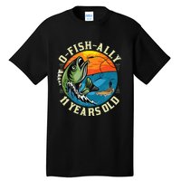 11Years Old Fishing Gift 11 yo Ten Year Old 11th Birthday Tall T-Shirt