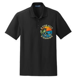 11Years Old Fishing Gift 11 yo Ten Year Old 11th Birthday Dry Zone Grid Polo