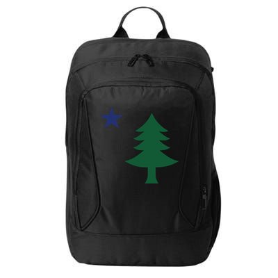 1901 Old First Flag Of Maine Pine Tree And Star City Backpack