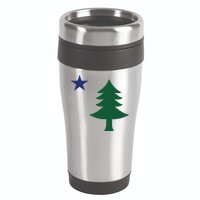 1901 Old First Flag Of Maine Pine Tree And Star 16oz Travel Tumbler