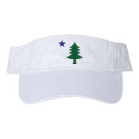 1901 Old First Flag Of Maine Pine Tree And Star Valucap Bio-Washed Visor