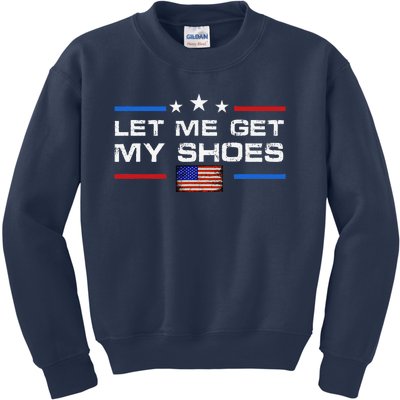 13th Of July IM Voting For Let Me Get My Shoes Kids Sweatshirt