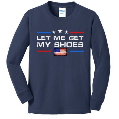 13th Of July IM Voting For Let Me Get My Shoes Kids Long Sleeve Shirt