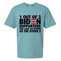 1 Out Of 3 Biden Supporters Are Just As Stupid Sueded Cloud Jersey T-Shirt