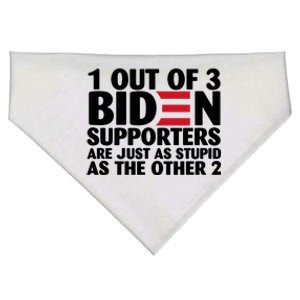 1 Out Of 3 Biden Supporters Are Just As Stupid USA-Made Doggie Bandana