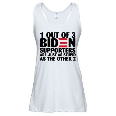 1 Out Of 3 Biden Supporters Are Just As Stupid Ladies Essential Flowy Tank