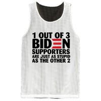 1 Out Of 3 Biden Supporters Are Just As Stupid Mesh Reversible Basketball Jersey Tank