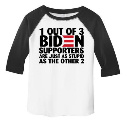 1 Out Of 3 Biden Supporters Are Just As Stupid Toddler Fine Jersey T-Shirt