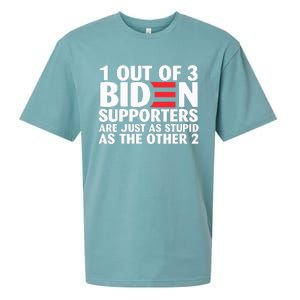 1 out of 3 Biden supporters are just as stupid Sueded Cloud Jersey T-Shirt