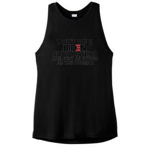 1 OUT OF 3 BIDEN SUPPORTERS Ladies PosiCharge Tri-Blend Wicking Tank