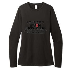 1 OUT OF 3 BIDEN SUPPORTERS Womens CVC Long Sleeve Shirt