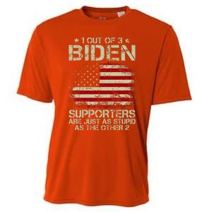 1 Out Of 3 Biden Supporters Are As Stupid As The Other 2 Cooling Performance Crew T-Shirt