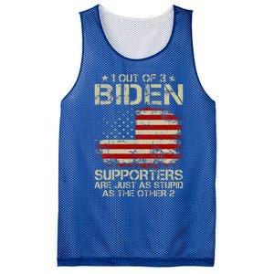 1 Out Of 3 Biden Supporters Are As Stupid As The Other 2 Mesh Reversible Basketball Jersey Tank