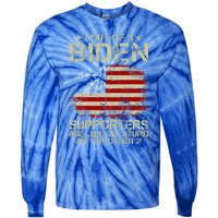 1 Out Of 3 Biden Supporters Are As Stupid As The Other 2 Tie-Dye Long Sleeve Shirt