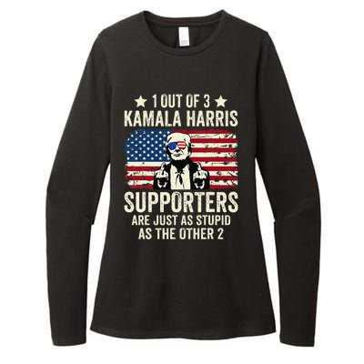 1 Out Of 3 Kamala Harris Supporters Are Just As Stupid Gift Womens CVC Long Sleeve Shirt