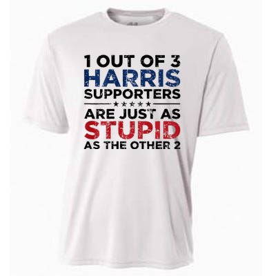 1 Out Of 3 Harris Supporters Stupid Funny Saying Cooling Performance Crew T-Shirt