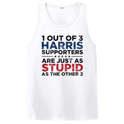 1 Out Of 3 Harris Supporters Stupid Funny Saying PosiCharge Competitor Tank