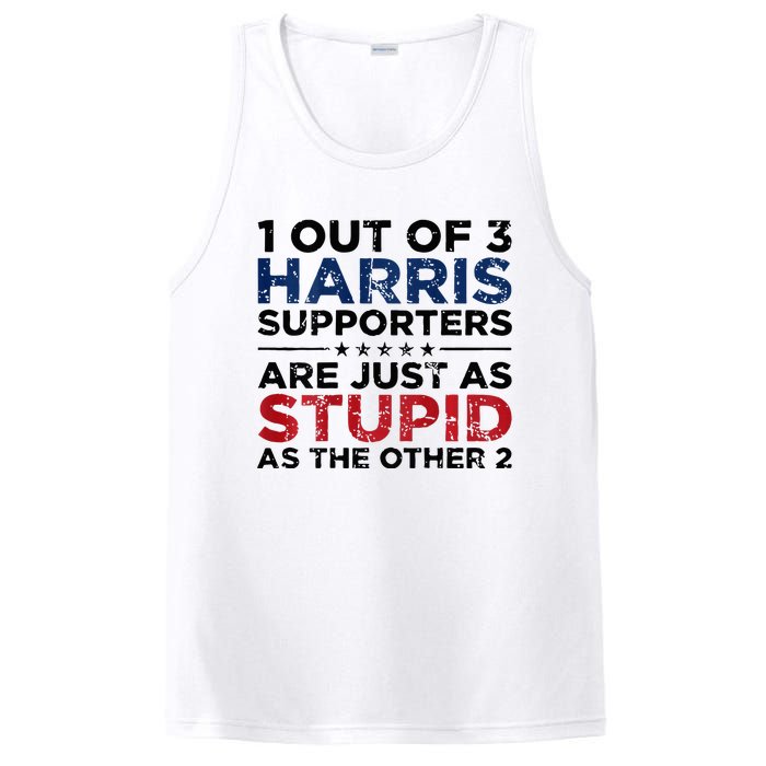 1 Out Of 3 Harris Supporters Stupid Funny Saying PosiCharge Competitor Tank